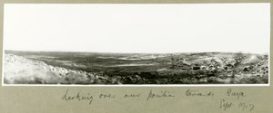 Looking over our position towards Gaza by Capt. Arthur Rhodes